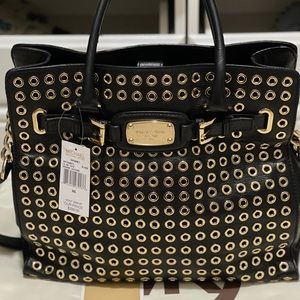 Michael Kors leather studded bag